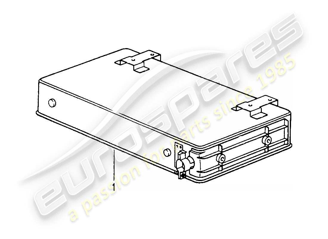 Porsche Replacement catalogue (2004) CONTROL UNITS Part Diagram