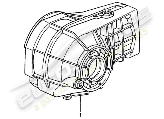 a part diagram from the Porsche Replacement catalogue parts catalogue