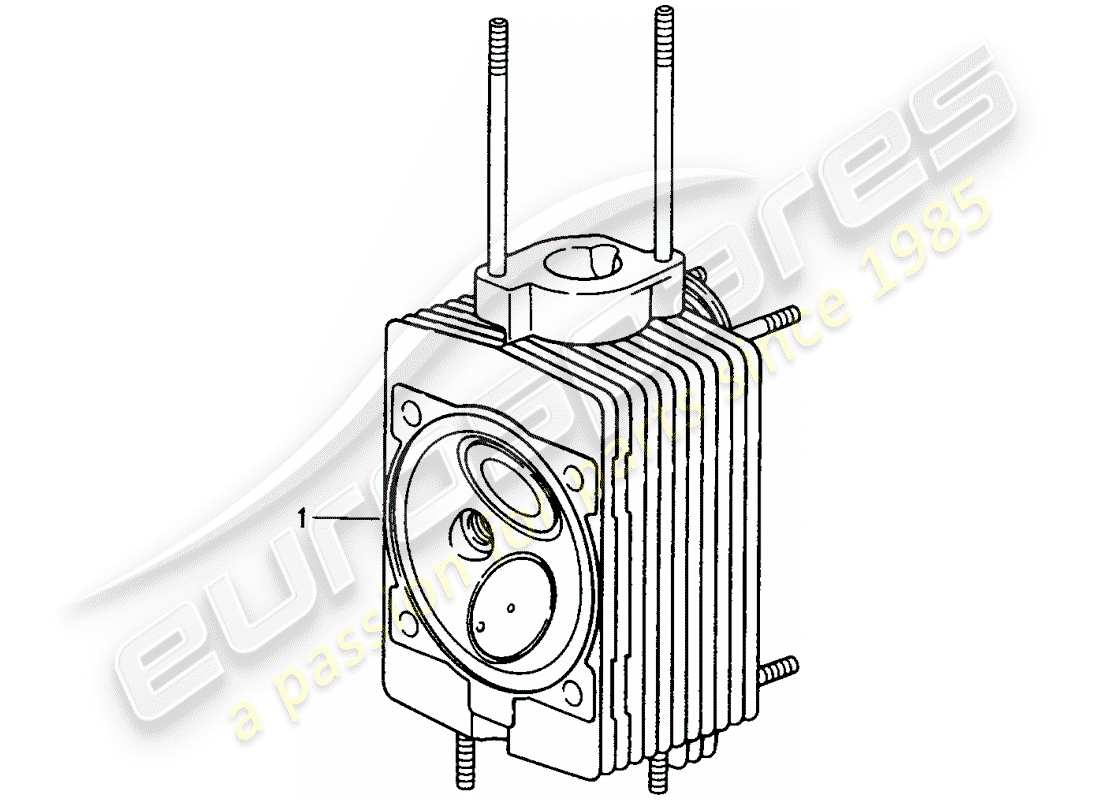 Porsche Replacement catalogue (2007) CYLINDER HEAD Part Diagram