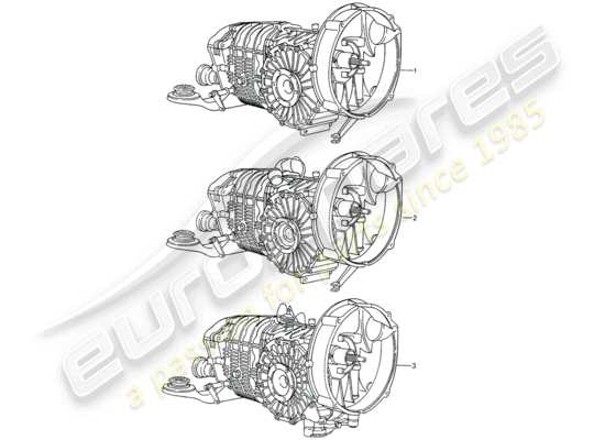 a part diagram from the Porsche Replacement catalogue parts catalogue