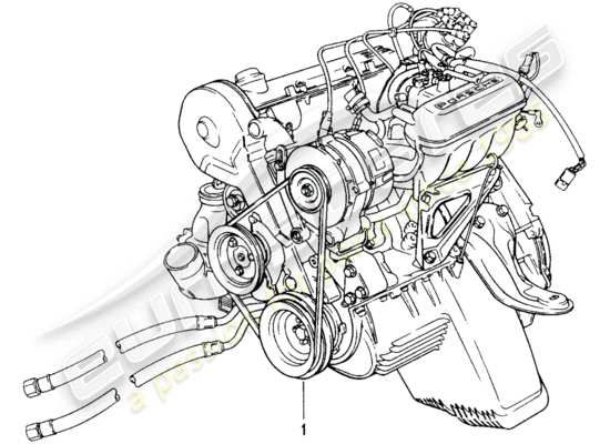 a part diagram from the Porsche Replacement catalogue (2009) parts catalogue