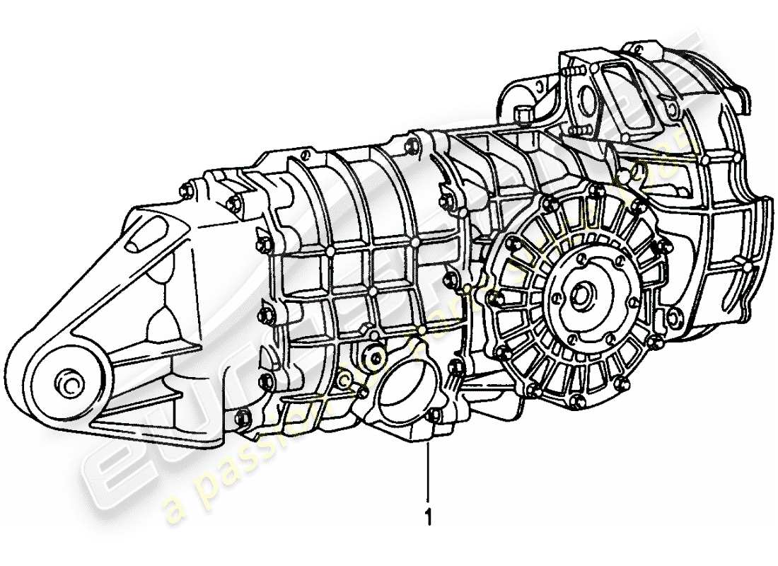Porsche Replacement catalogue (2010) MANUAL GEARBOX Part Diagram