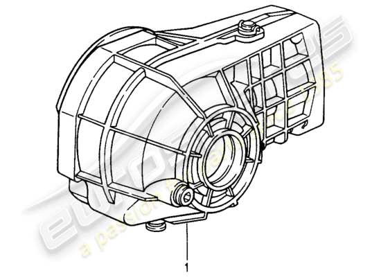 a part diagram from the Porsche Replacement catalogue (2010) parts catalogue