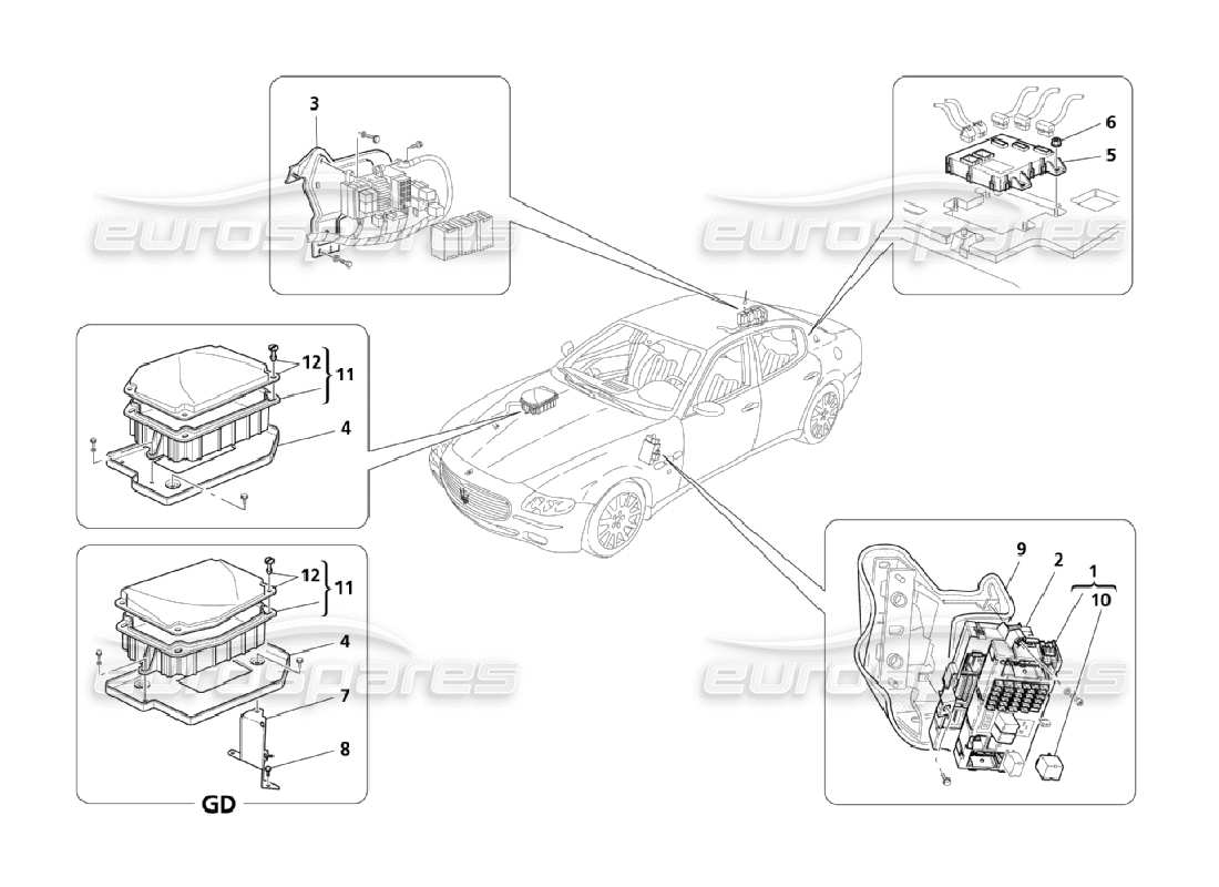 Part diagram containing part number 233100