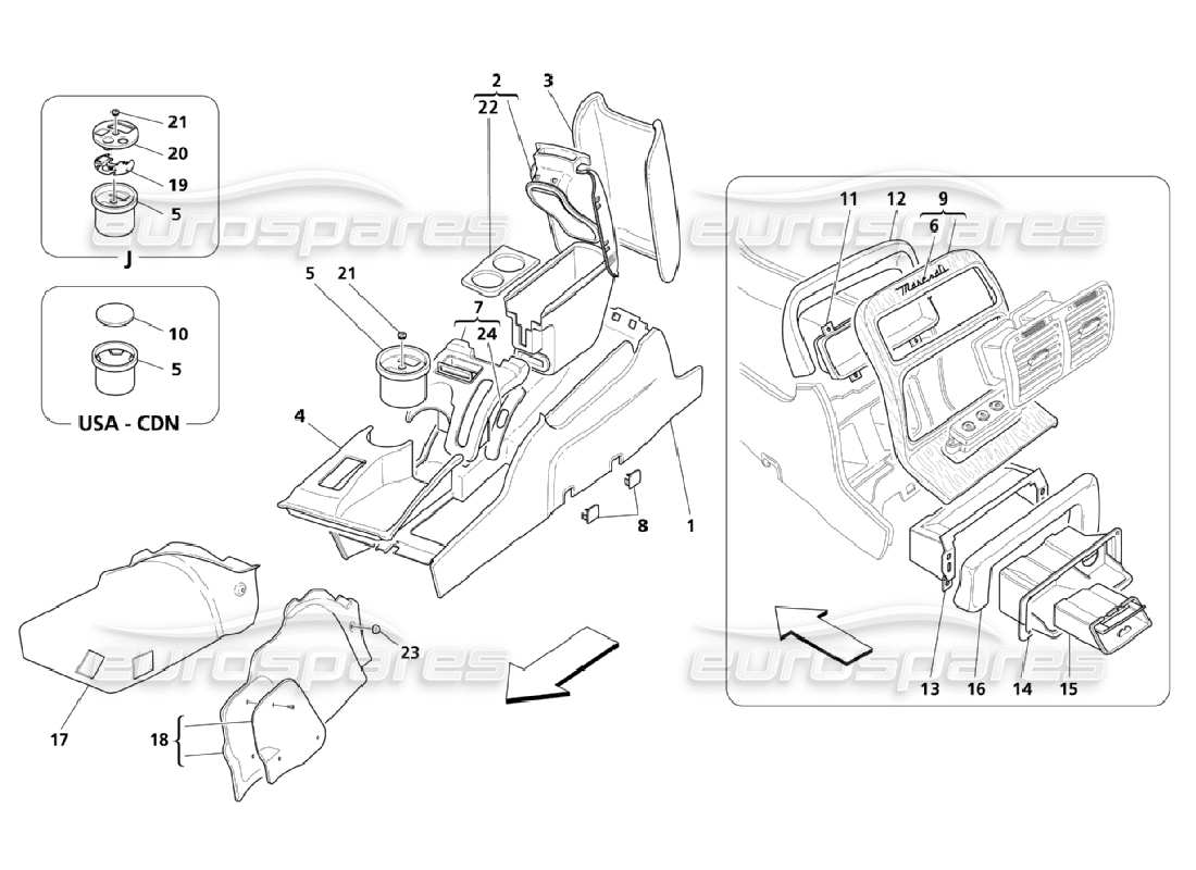 Part diagram containing part number 981383300