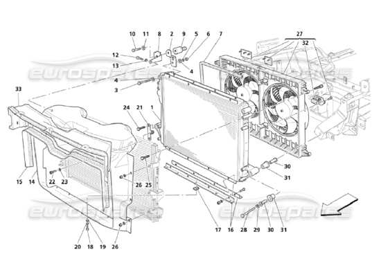 a part diagram from the Maserati QTP. (2006) 4.2 parts catalogue