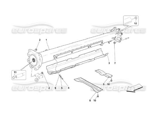 a part diagram from the Maserati QTP. (2006) 4.2 parts catalogue