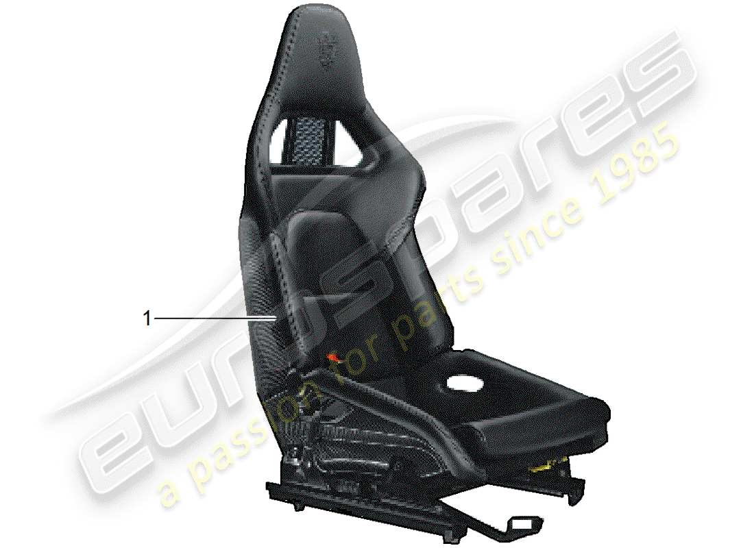 Porsche Tequipment 98X/99X (2012) SEAT Part Diagram