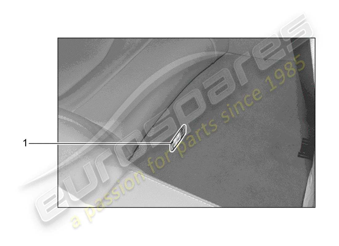 Porsche Tequipment 98X/99X (2012) FOOTWELL LIGHT Part Diagram