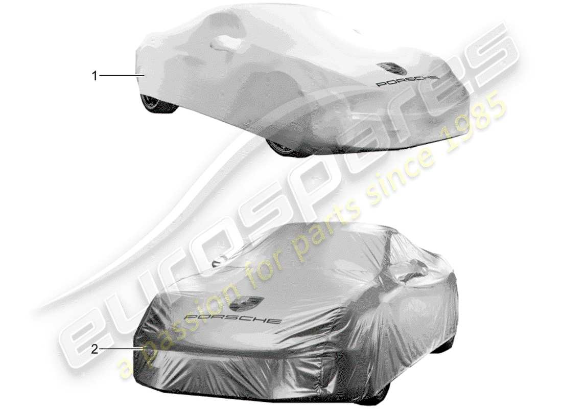 Porsche Tequipment 98X/99X (2013) COVER Part Diagram