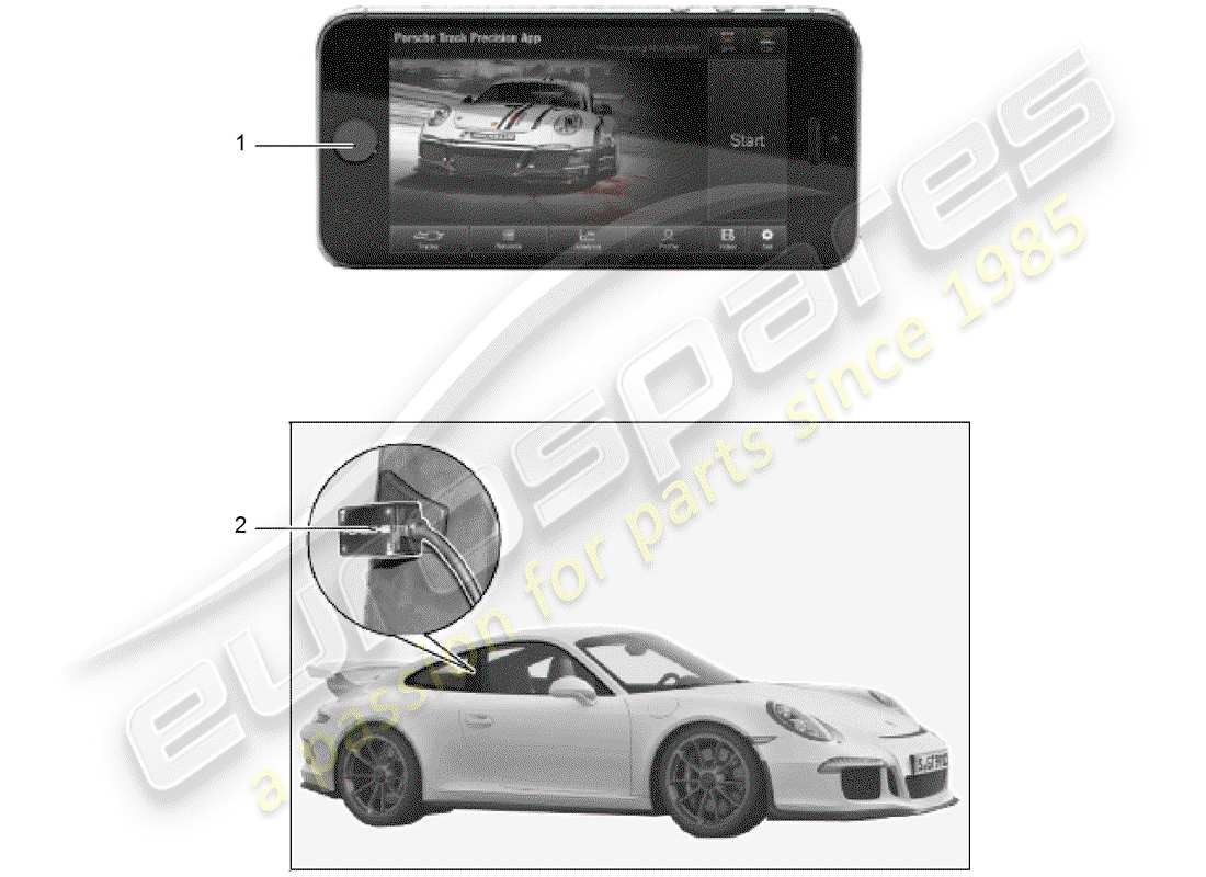 Porsche Tequipment 98X/99X (2013) SPEEDOMETER Part Diagram