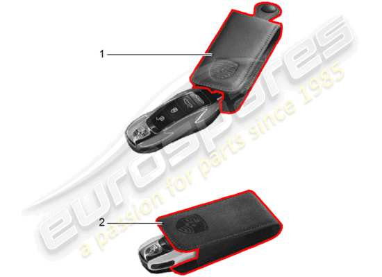 a part diagram from the Porsche Tequipment 98X/99X parts catalogue