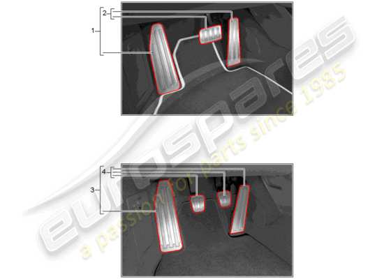 a part diagram from the Porsche Tequipment 98X/99X parts catalogue