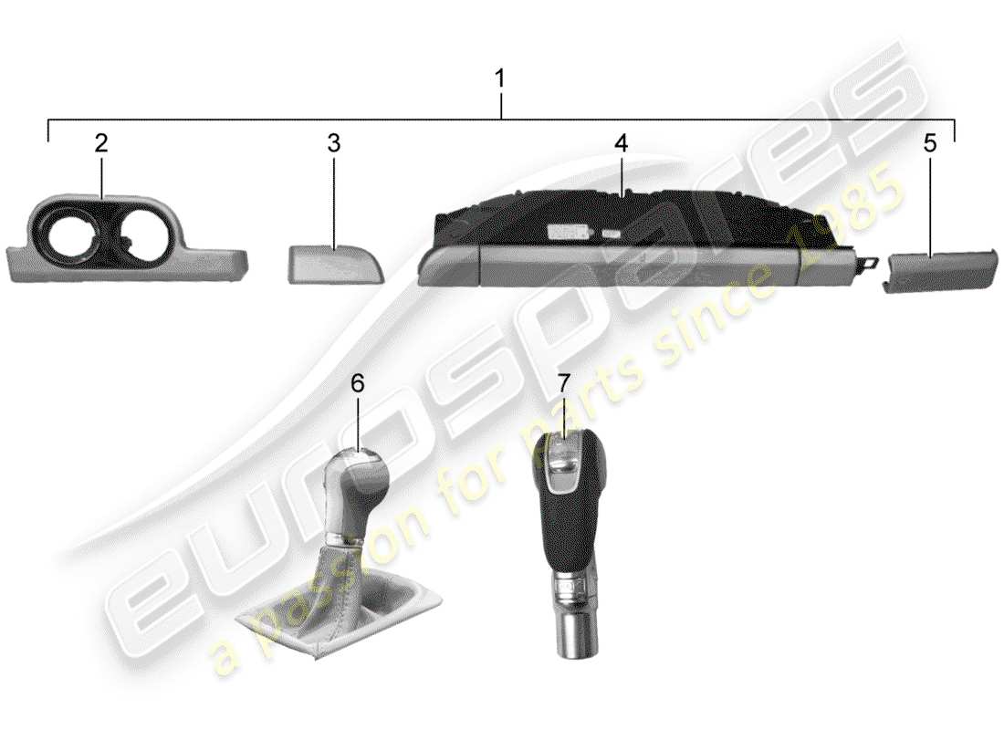 Porsche Tequipment 98X/99X (2017) INSTALLATION KIT Part Diagram