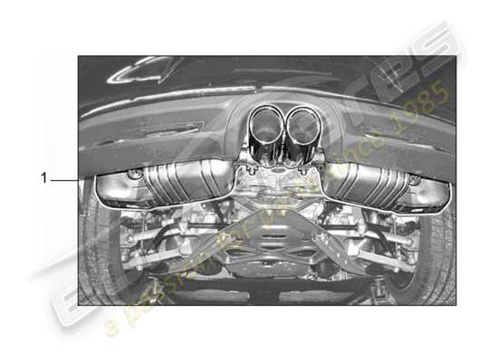 a part diagram from the Porsche Tequipment 98X/99X (2020) parts catalogue