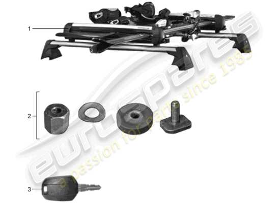 a part diagram from the Porsche Tequipment 98X/99X parts catalogue