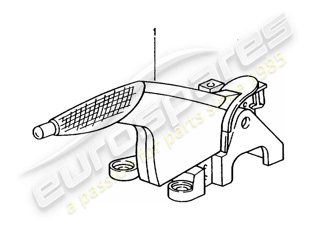 Porsche Tequipment catalogue (1985) HAND BRAKE LEVER Part Diagram