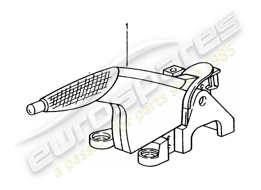 Porsche Tequipment catalogue (1985) HAND BRAKE LEVER Part Diagram