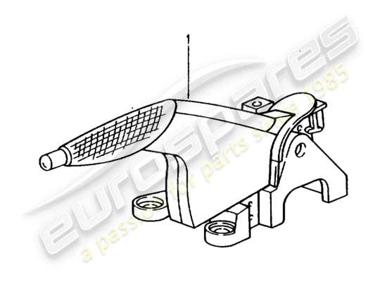 a part diagram from the Porsche Tequipment catalogue (1985) parts catalogue