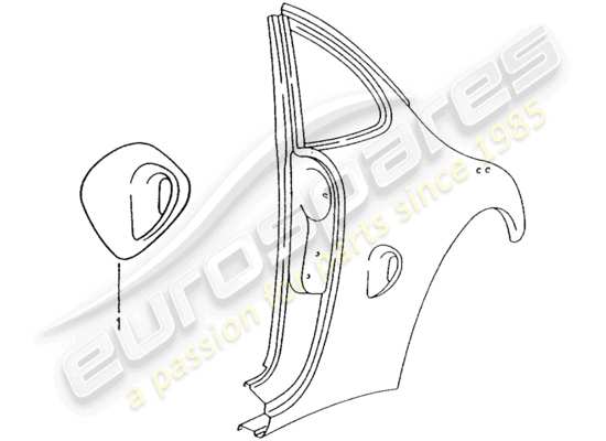 a part diagram from the Porsche Tequipment catalogue (1986) parts catalogue