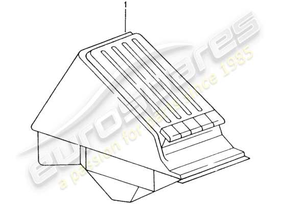 a part diagram from the Porsche Tequipment catalogue (1986) parts catalogue