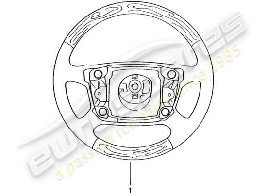 a part diagram from the Porsche Tequipment catalogue parts catalogue