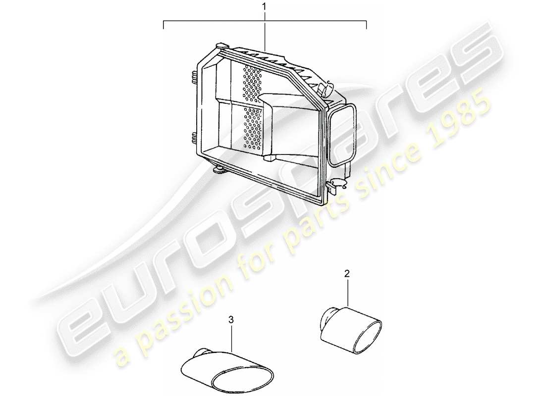 Porsche Tequipment catalogue (1988) exh.optic sound package Part Diagram