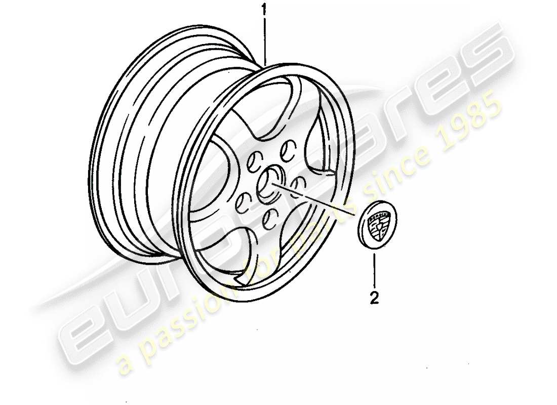 Porsche Tequipment catalogue (1988) GEAR WHEEL SETS Part Diagram