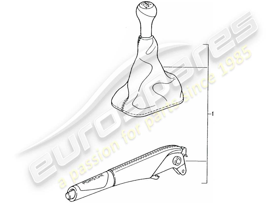 Porsche Tequipment catalogue (1988) Set Part Diagram