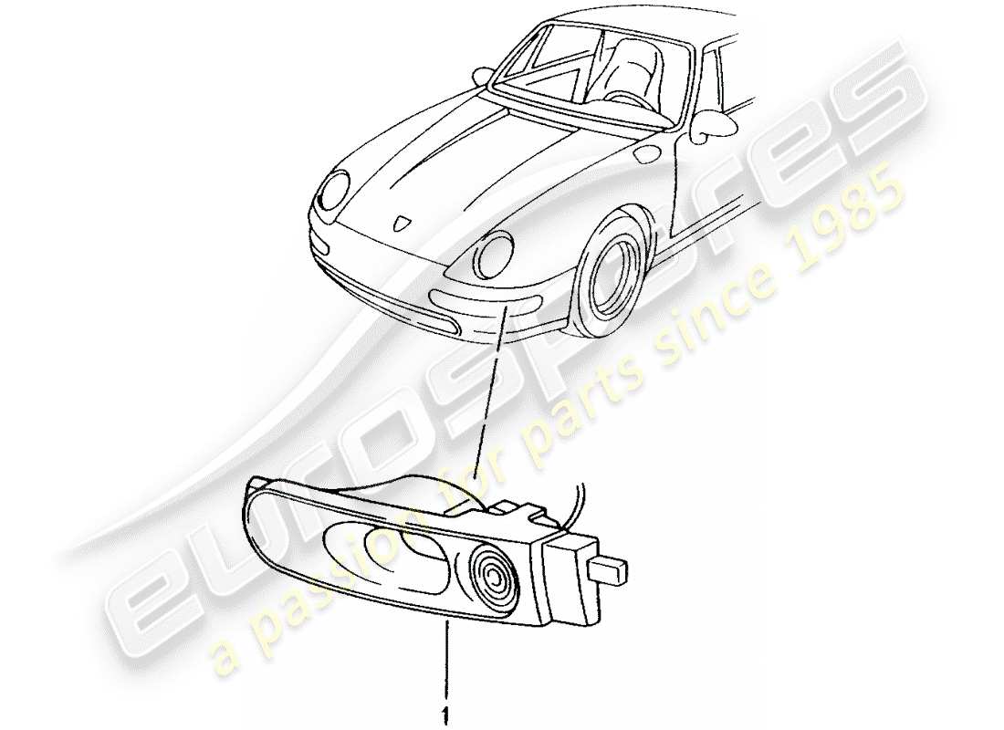 Porsche Tequipment catalogue (1989) cooling air system Part Diagram