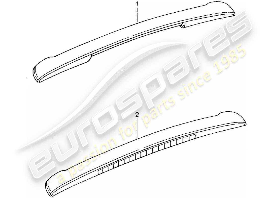 Porsche Tequipment catalogue (1989) Set Part Diagram