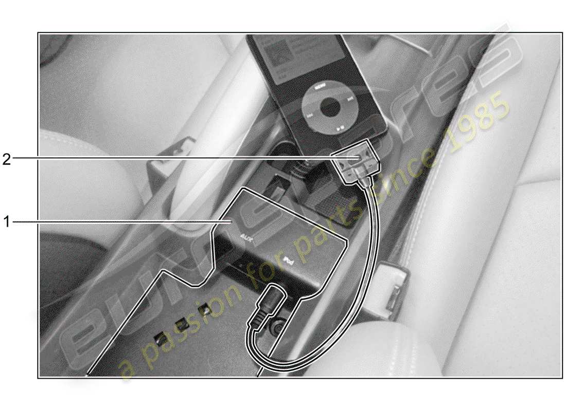 Porsche Tequipment catalogue (1989) MULTIMEDIA INTERFACE Part Diagram