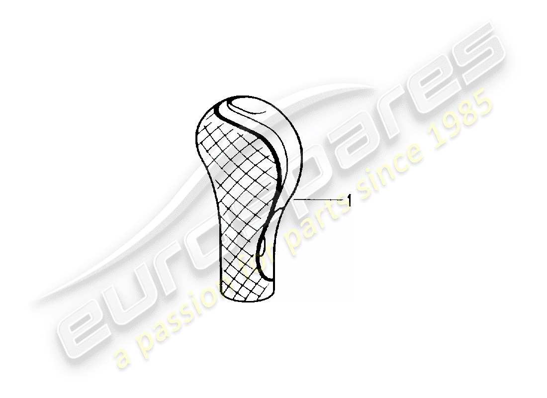 Porsche Tequipment catalogue (1990) selector lever Part Diagram