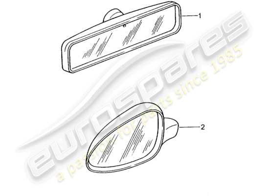 a part diagram from the Porsche Tequipment catalogue (1990) parts catalogue