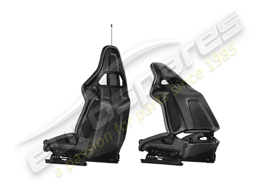 Porsche Tequipment catalogue (1991) SEAT Part Diagram