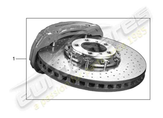 a part diagram from the Porsche Tequipment catalogue parts catalogue