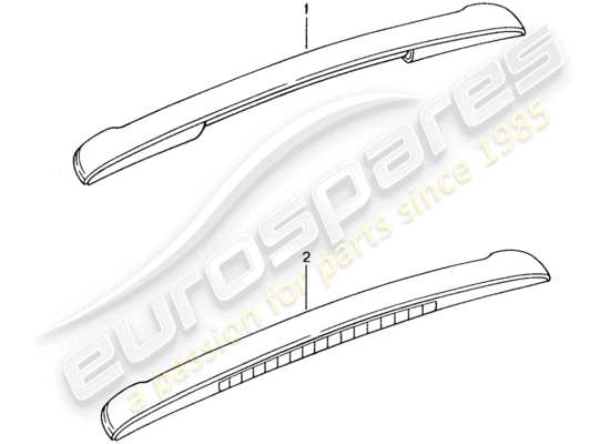 a part diagram from the Porsche Tequipment catalogue (1992) parts catalogue