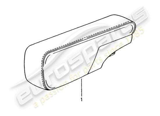 a part diagram from the Porsche Tequipment catalogue parts catalogue