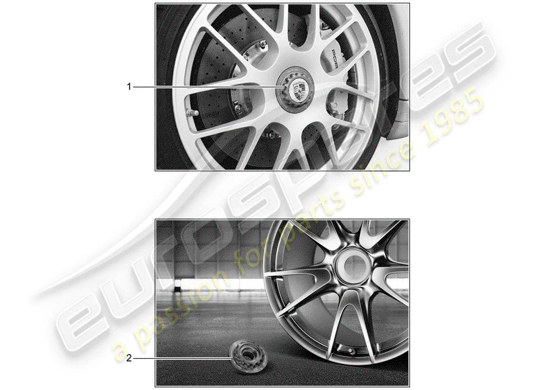 Porsche Tequipment catalogue (1993) CENTRAL LOCKING Part Diagram