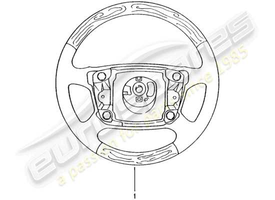 a part diagram from the Porsche Tequipment catalogue parts catalogue