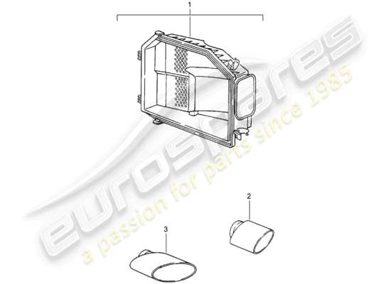 a part diagram from the Porsche Tequipment catalogue (1994) parts catalogue