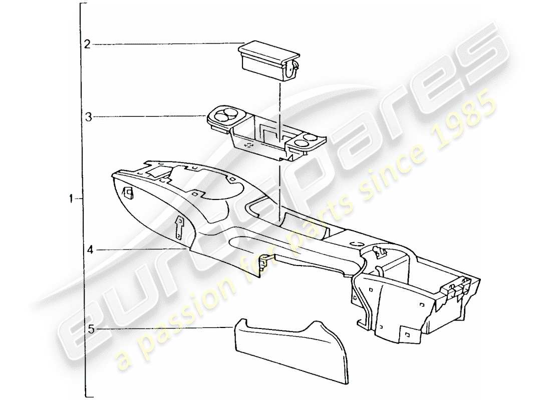 Porsche Tequipment catalogue (1995) INSTALLATION KIT Part Diagram