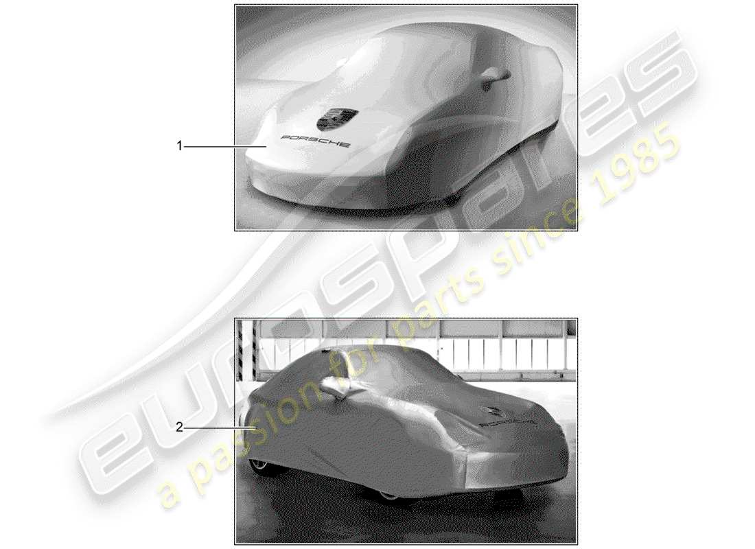 Porsche Tequipment catalogue (1996) COVER Part Diagram