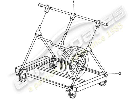 a part diagram from the Porsche Tequipment catalogue (1997) parts catalogue