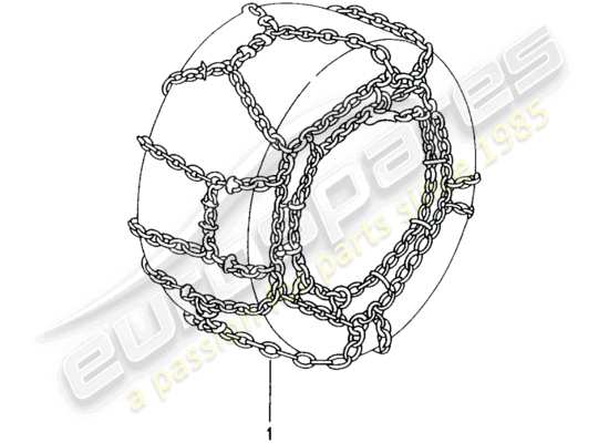 a part diagram from the Porsche Tequipment catalogue parts catalogue