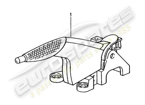 a part diagram from the Porsche Tequipment catalogue parts catalogue