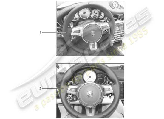 a part diagram from the Porsche Tequipment catalogue (1998) parts catalogue