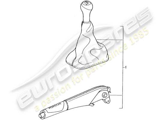 a part diagram from the Porsche Tequipment catalogue parts catalogue