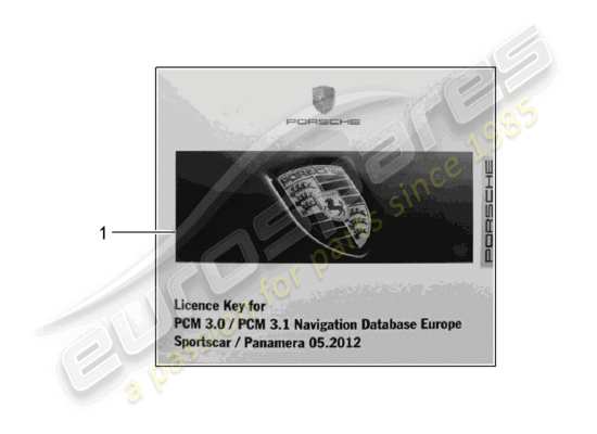 a part diagram from the Porsche Tequipment catalogue (1999) parts catalogue