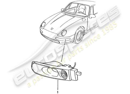 a part diagram from the Porsche Tequipment catalogue (2001) parts catalogue